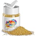 MARBLERS Holographic Glitter [Holo 24K Gold] 1.5oz (42g) | Fine | Non-Toxic, Vegan, Cruelty-Free | Face, Body, Eyeshadow, Hair, Festival, Party Makeup