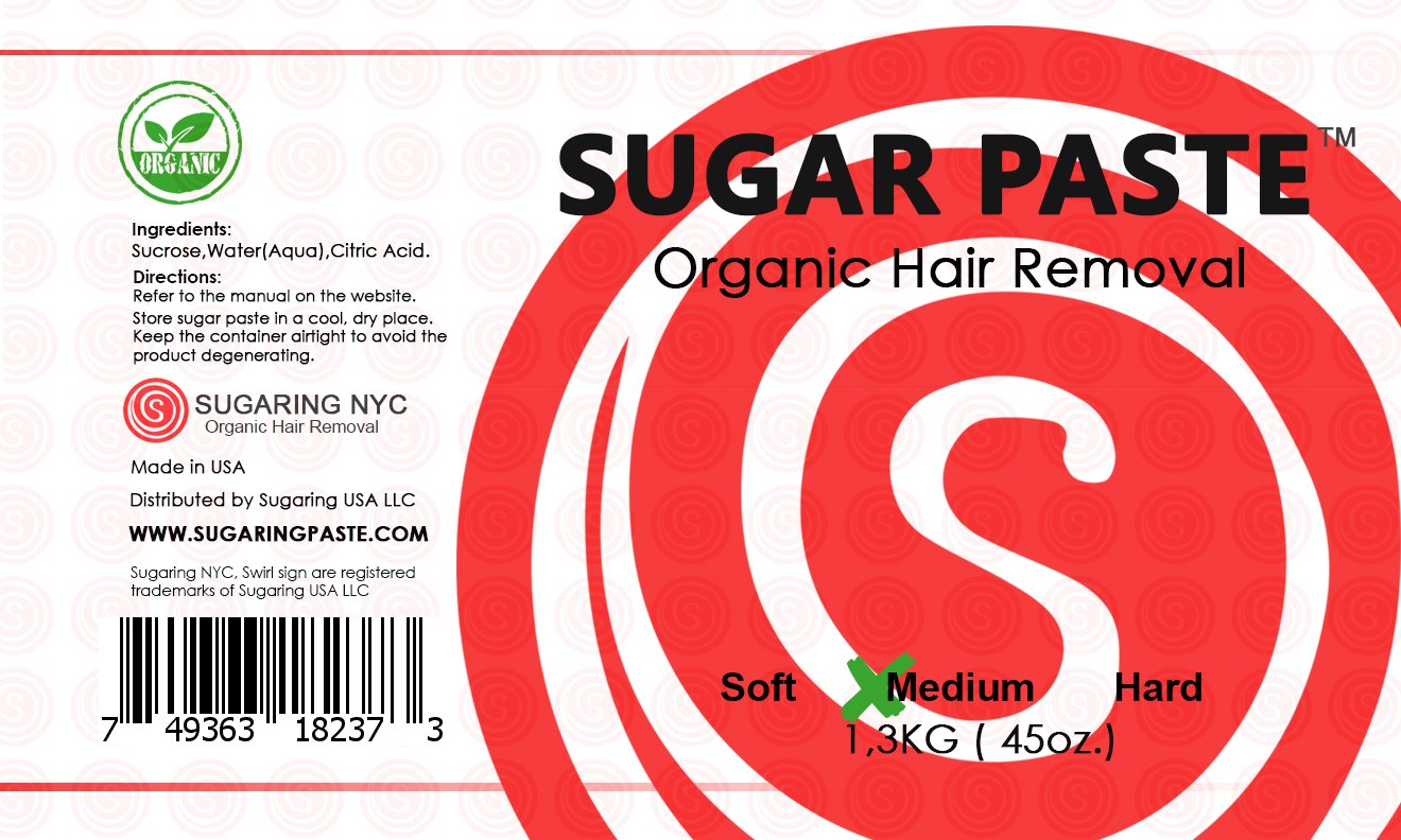 Medium Sugaring Paste for Legs, Arms, Armpits, Back, Legs & Healing Moisturizing Lotion Beauty and Personal Care Sugaring NYC
