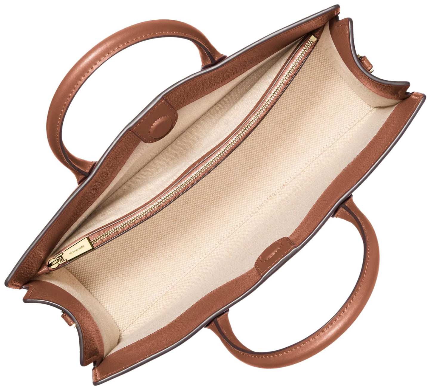 Michael Kors Scarlett Medium Satchel, Gold-Tone Hardware/Luggage, One Size