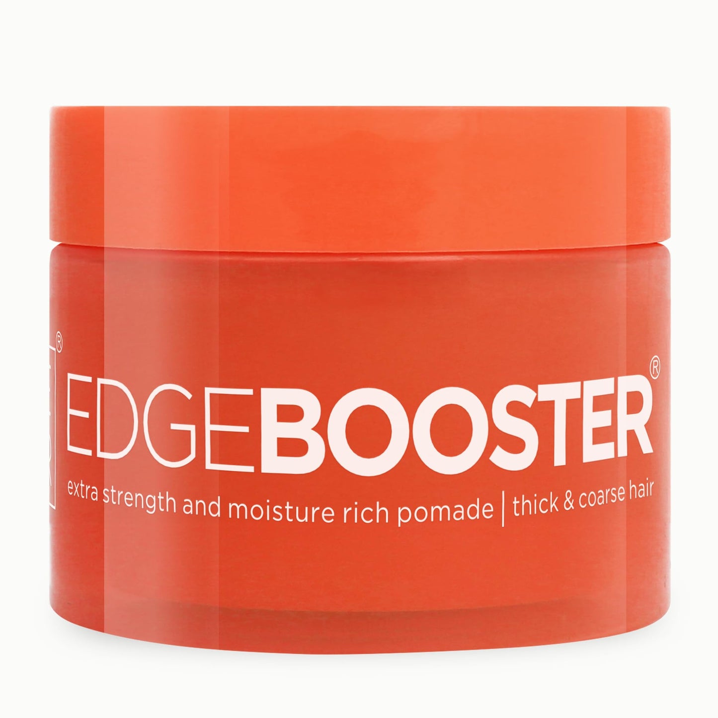 Style Factor Edge Booster Extra Strength & Moisture Rich Pomade | Strong Hold Edge Control Gel for Thick & Coarse Hair | High Shine, Non-Greasy