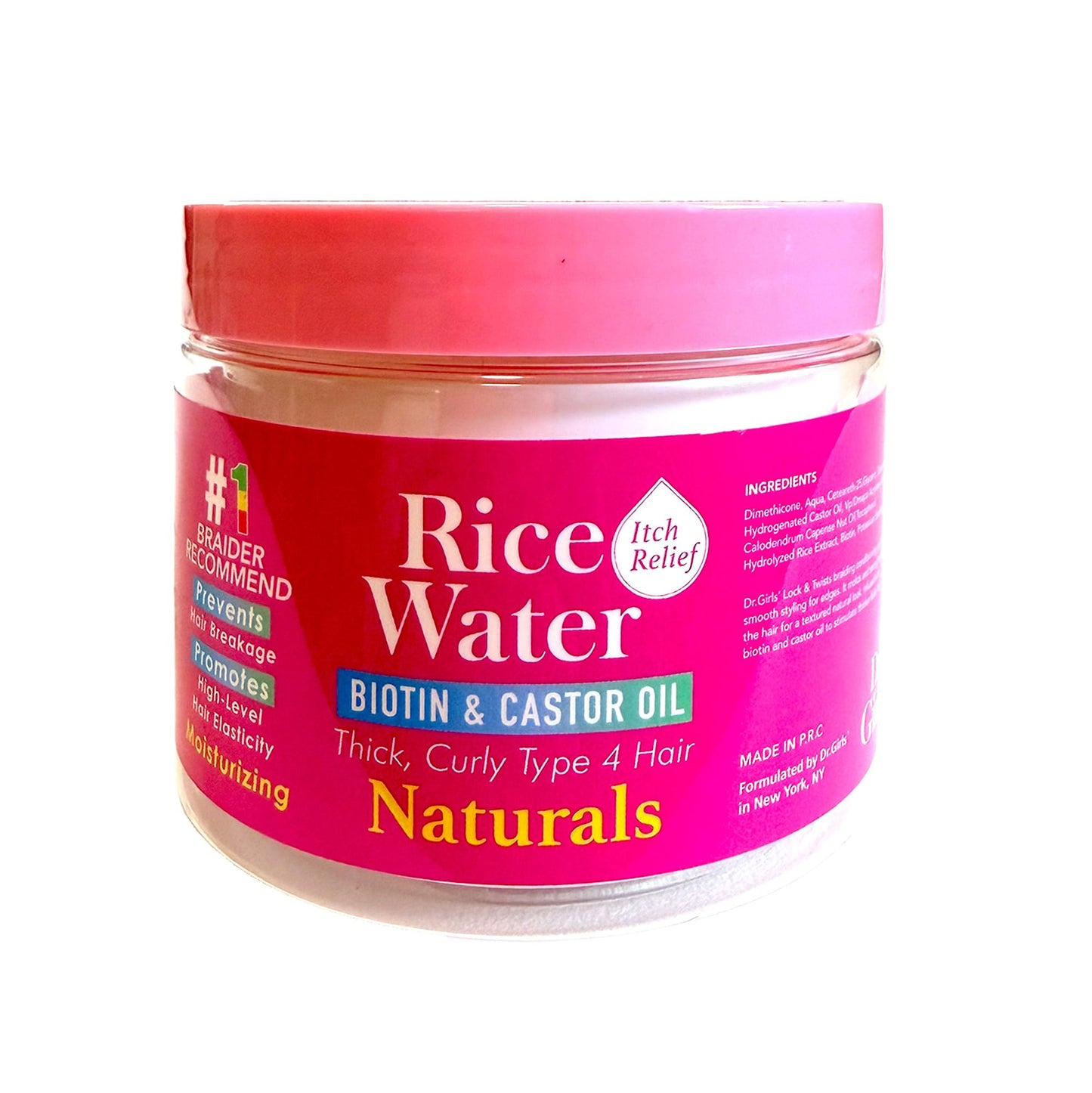 Dr Girls Super Grow Loc & Twists Braiding Conditioning Gel/9.8oz/ Extra Mega Hold (Peach)