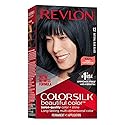 Revlon Colorsilk Beautiful Color, Natural Blue Black [12] 1 ea (Pack of 3)
