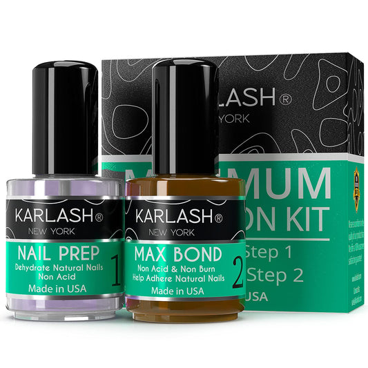 Karlash Professional Made in USA Natural Nail Prep Dehydrate & Acid-Free Bond Primer, Nail Bonding, Superior Bonding Primer for Acrylic Powder and Gel
