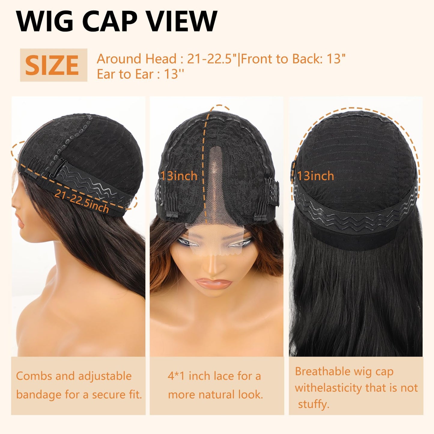 AISI HAIR Dark Root Honey Blonde Wavy Wig with Soft Pink Ends for Women, Long Wavy Lace Hairline Middle Part Synthetic Heat Resistant Wig for Daily Beauty and Personal Care AISI HAIR