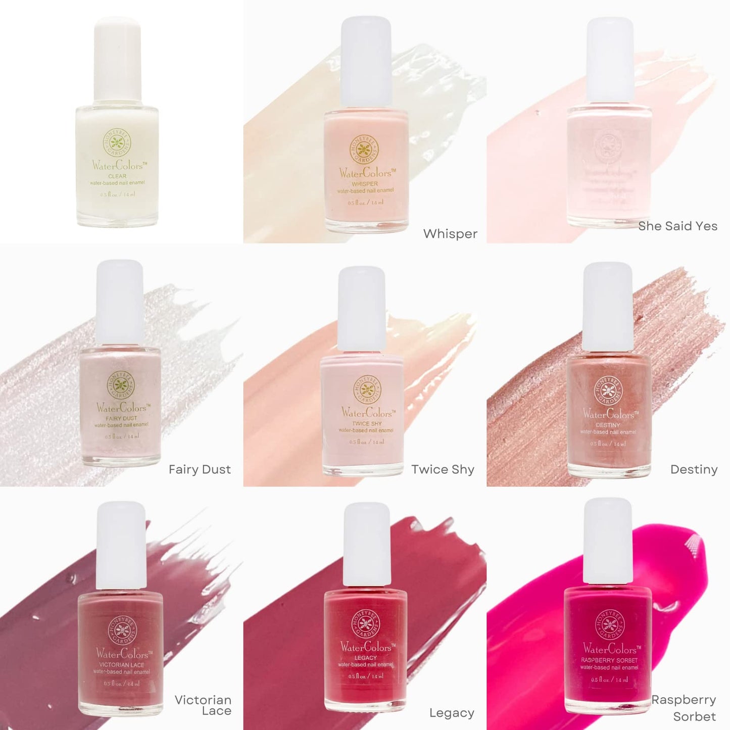 Honeybee Gardens Water-Based Nail Enamel: Eco-Friendly, Odorless & Vibrant - Surfs Up (Soothing Aquamarine), 0.5 fl oz