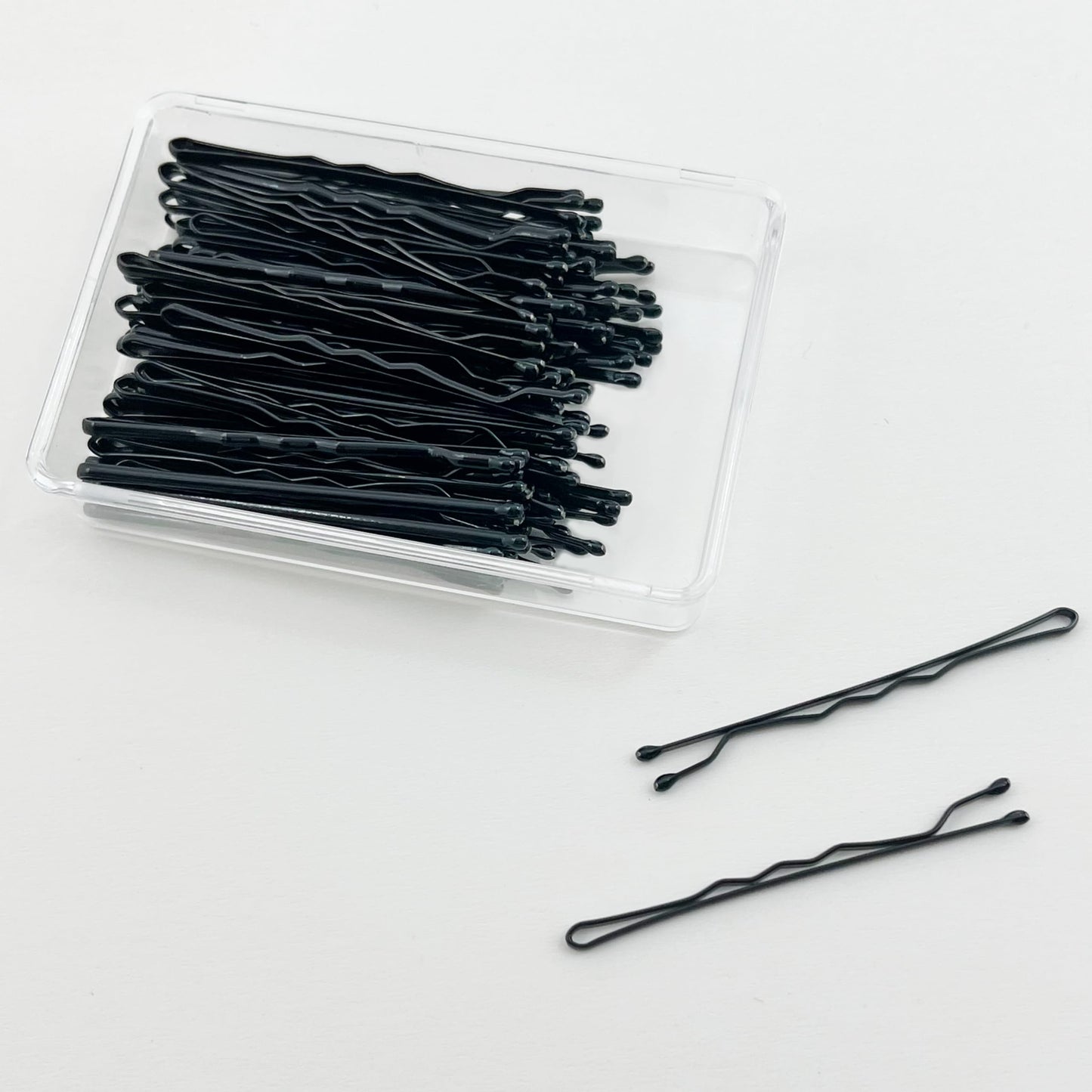 Amazon Basics Bobby Pins in Case Black 72 Count (Pack of 4) Beauty and Personal Care Amazon Basics
