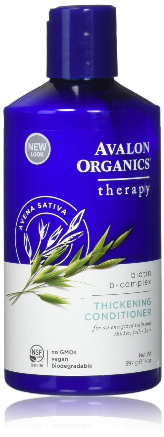 Avalon Organics Thickening Conditioner, 14 Ounce (Pack of 3)