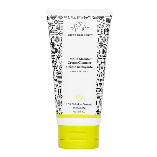 Drunk Elephant Mello Marula Cream Cleanser - 150 ml/5 fl oz - Calming Face Wash - Clean Clinical Skincare - Cruelty-Free - Dermatologist-Tested - Free Beauty & Personal Care Drunk Elephant