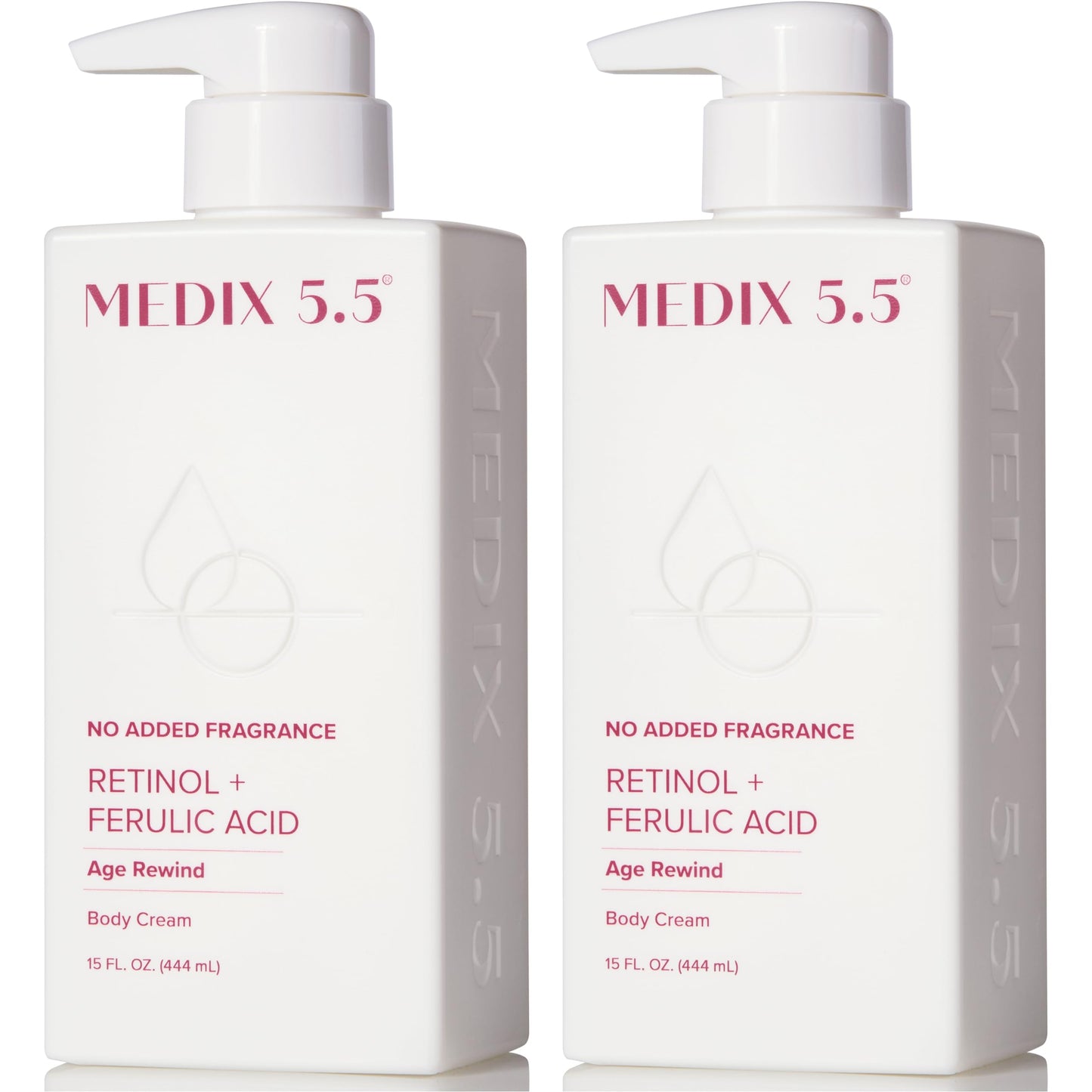 MEDIX Fragrance Free Retinol Face Moisturizer & Body Lotion Crepey Skin Care Treatment | Anti Aging Firming Retinol Cream For Face Targets Loose Crepe