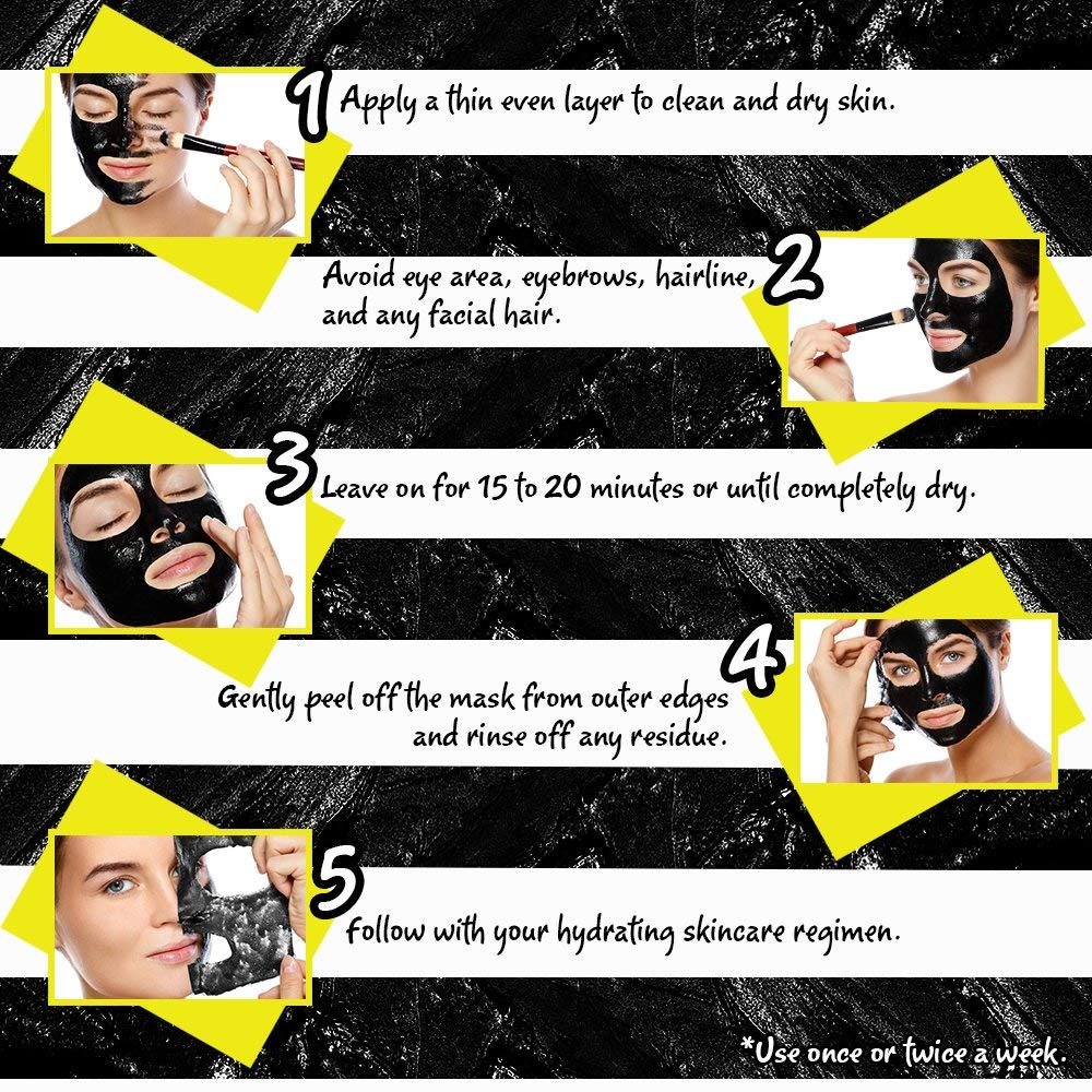 Body Drench The Black Peel-Off Mask, 3 oz