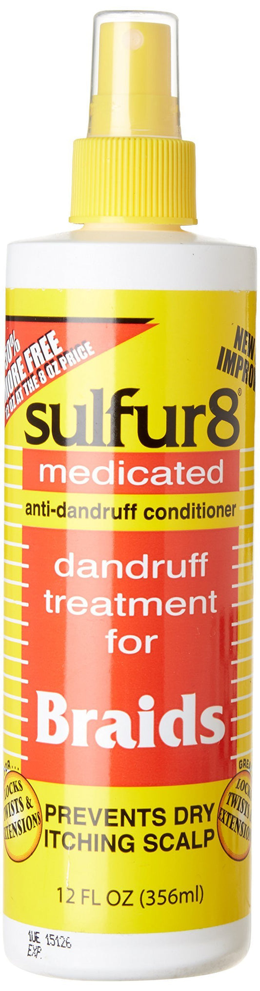 Sulfur 8 Dandruff Treatment For Braids 12 oz. Spray - PACK OF 4