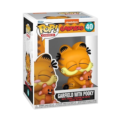 Funko POP! Comics: Garfield- Garfield with Pooky - Collectable Vinyl Figure - Gift Idea - Official Merchandise - for Kids & Adults - Cartoons Fans…