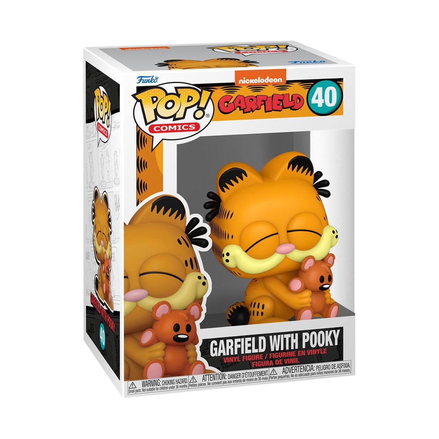 Funko POP! Comics: Garfield- Garfield with Pooky - Collectable Vinyl Figure - Gift Idea - Official Merchandise - for Kids & Adults - Cartoons Fans…