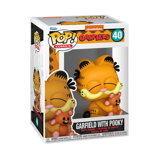 Funko POP! Comics: Garfield- Garfield with Pooky - Collectable Vinyl Figure - Gift Idea - Official Merchandise - for Kids & Adults - Cartoons Fans…