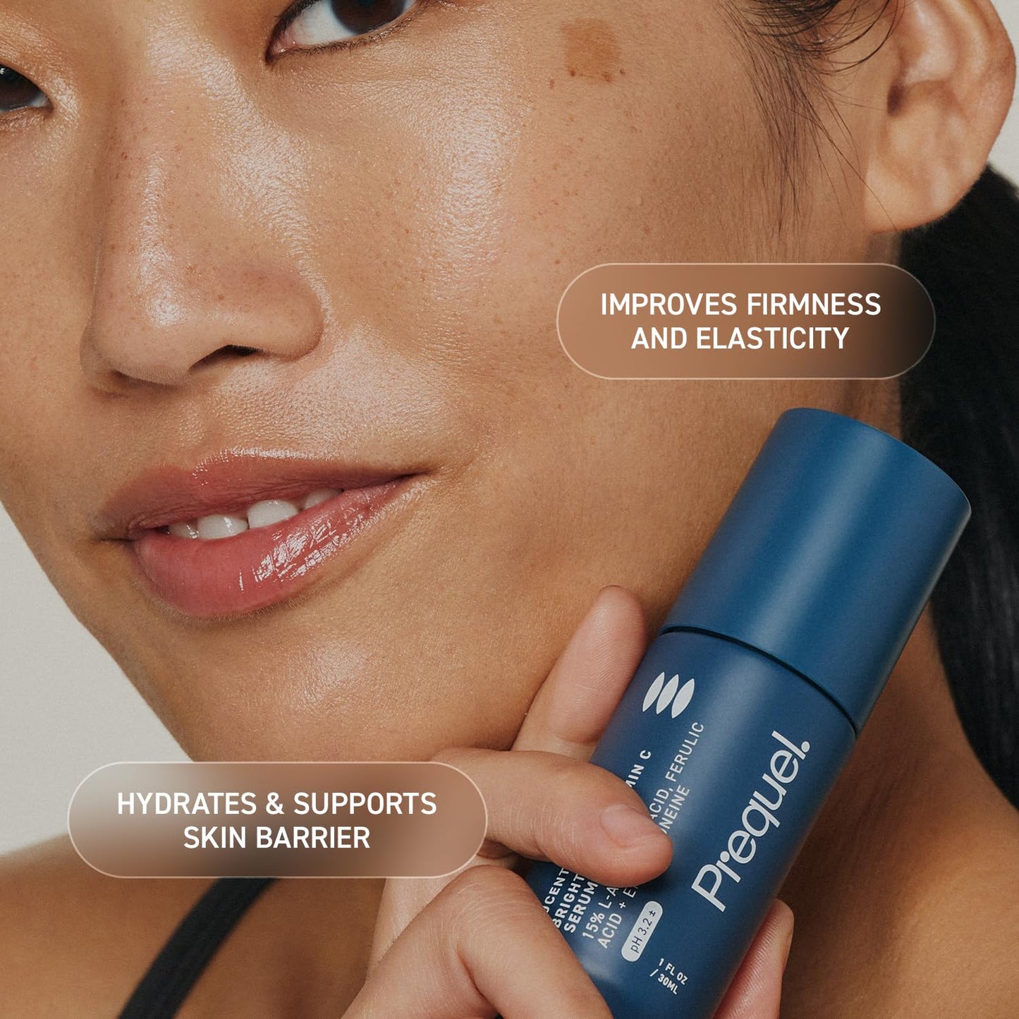 Prequel Skin Lucent-C, Vitamin C Serum for Face. Professional Facial L-Ascorbic Acid, Ferulic Acid Formula with Niacinamide. Clinical Skincare
