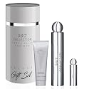 Perry Ellis 360° Collection for Men Gift Set - 3.4 fl oz Eau de Toilette, 3 oz Shower Gel, .25 fl oz EDT mini travel spray