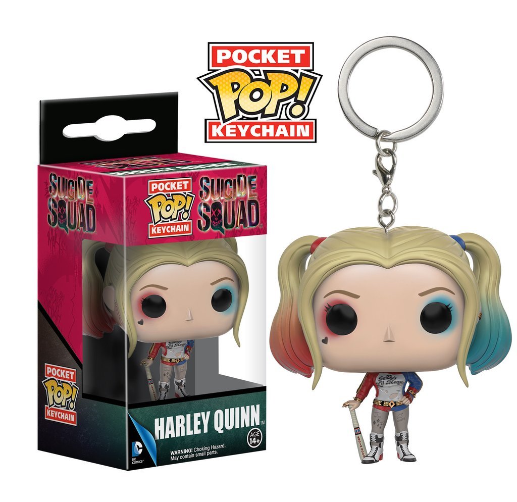 Funko POP Keychain: Suicide Squad - Harley Quinn Action Figure
