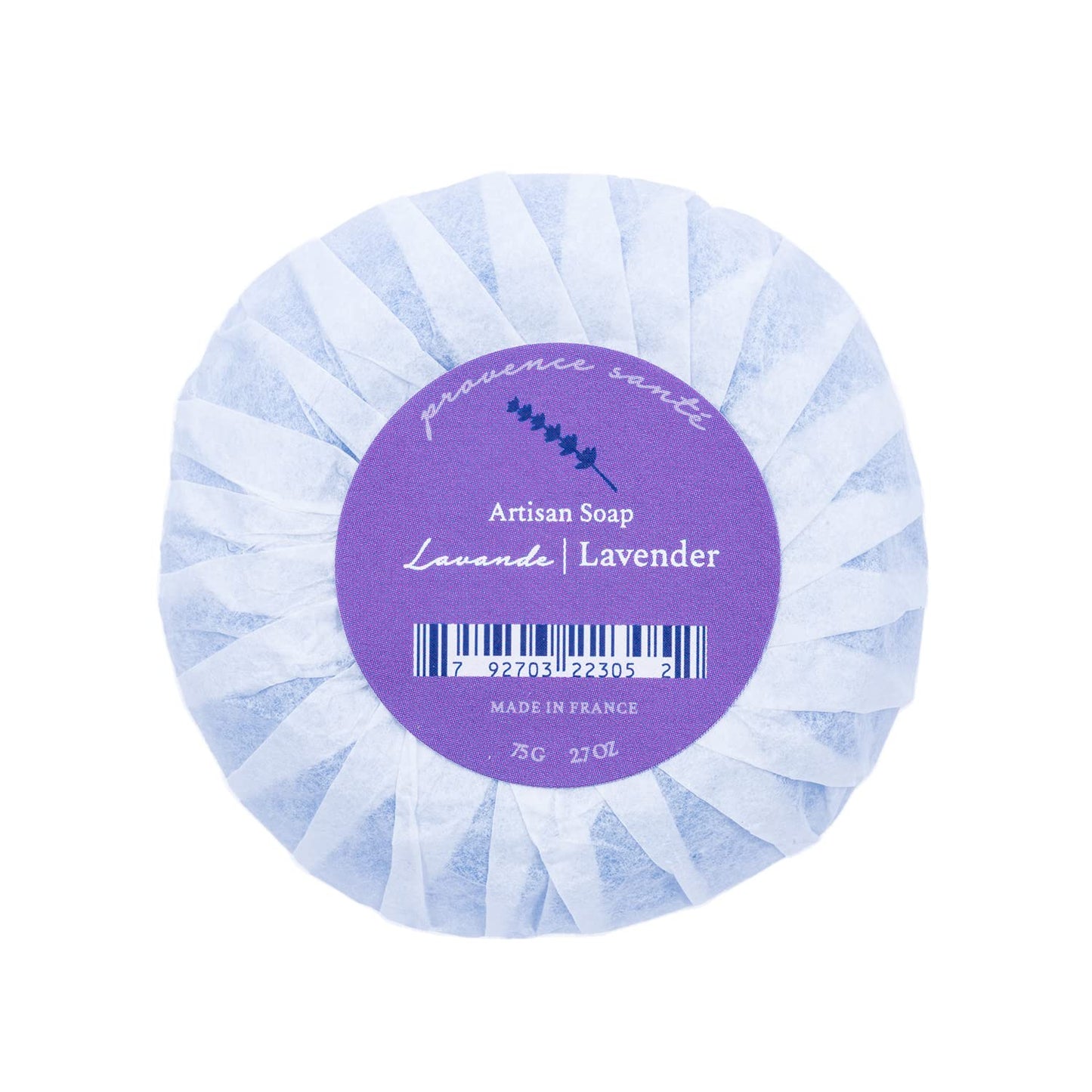 Provence Sante Luxury French Cleansing Bar - Moisturizing Shea Butter - Triple-milled Lavender Fragrance, 2.7oz 4-Bar Gift Box