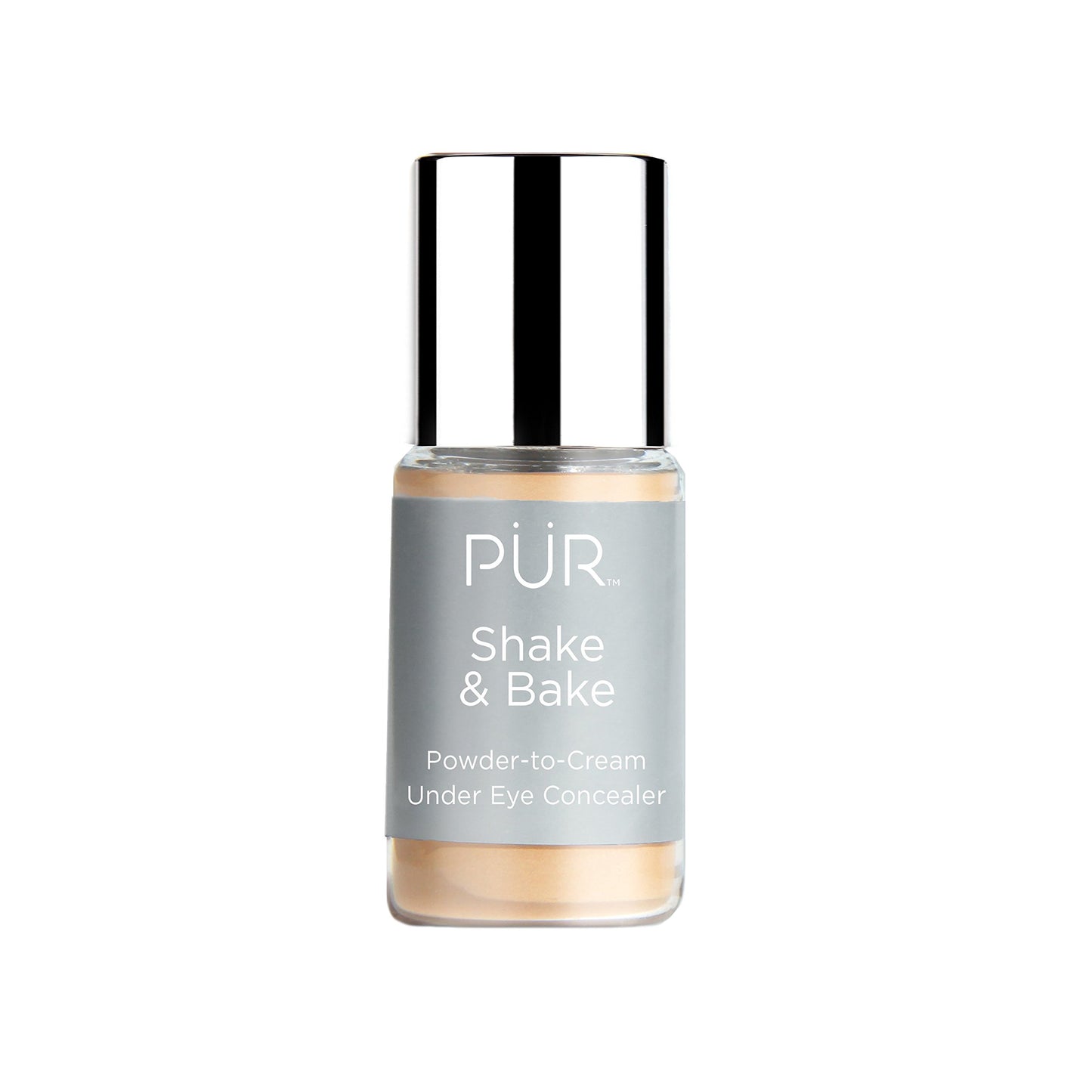 PÜR MINERALS Shake & Bake Powder to Cream Under Eye Concealer - Weightless Makeup Setting Pressed Powder for Dark Circles & Puffiness, Loose