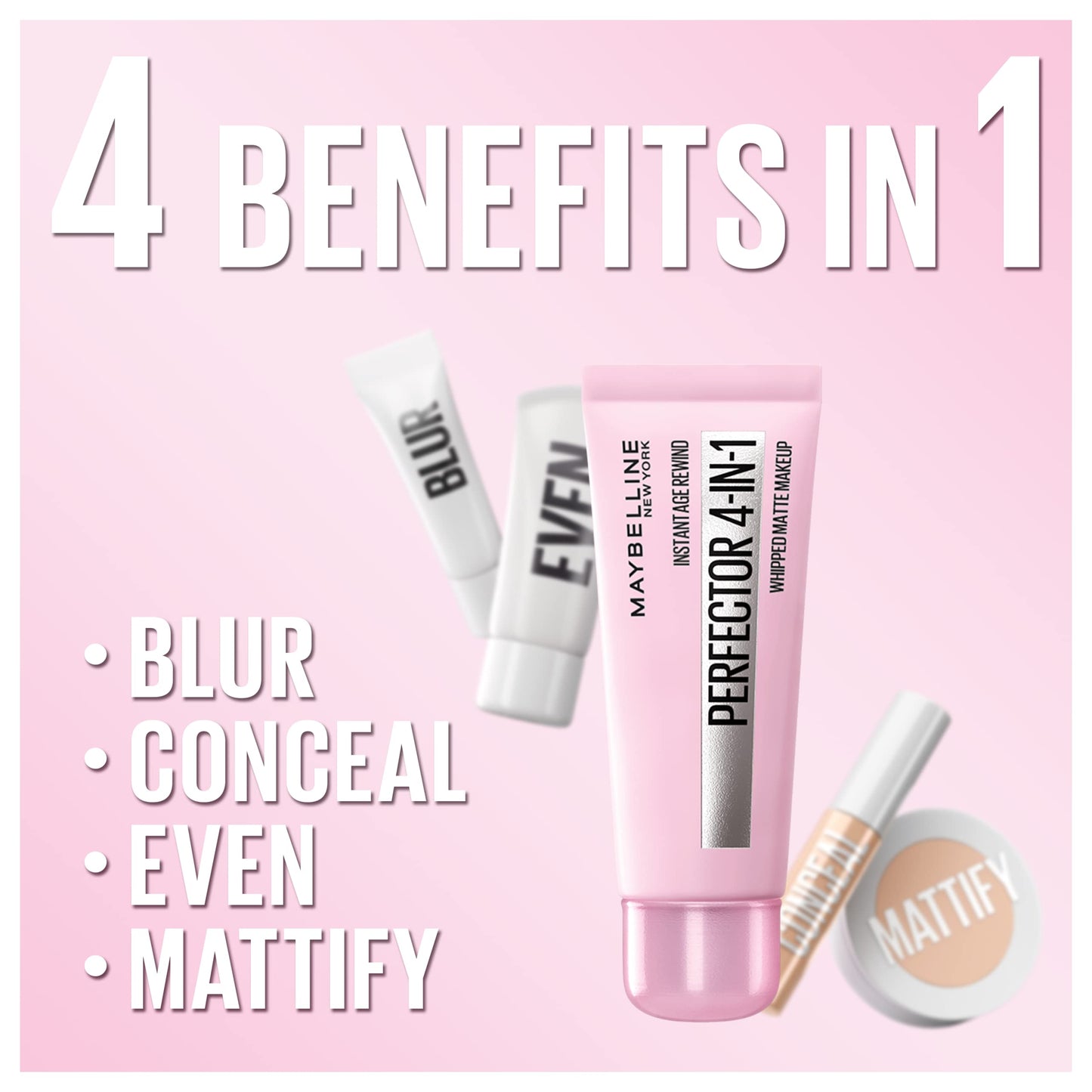 Maybelline Instant Age Rewind Instant Perfector 4-In-1 Matte Makeup, 05 Deep, 1 Count