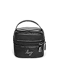 Lug Swizzle Mini Jewelry Case, METALLIC BLACK