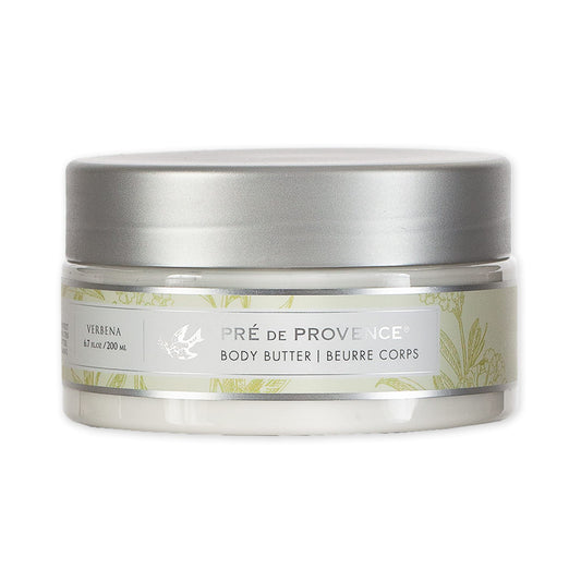 Pre de Provence Collection Shea Butter Enriched Body Butter Soothing & Hydrating Emollient Cream Body Moisturizer for Women, 6.7 Fl Oz, Verbena Beauty & Personal Care Pre de Provence