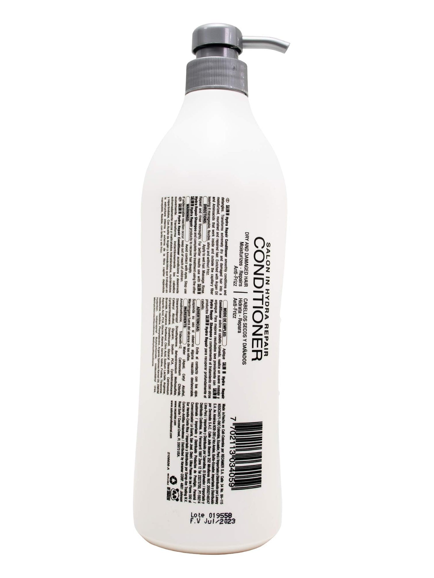 Recamier Professional Salon In +Pro Hydra Repair Hair 3 pack kit - Shampoo 33.8oz + Conditioner 33.8oz + Deep Treatment Mask 10.58oz