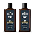 Cremo Rich-Lathering Palo Santo (Reserve Collection) Body Wash, Notes of Bright Cardamom, Dry Papyrus and Aromatic Palo Santo, 16 Fl Oz (2-Pack)