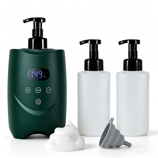 JOJOCOSMO Professional Hot Lather Machine, Fast Heating Shaving Cream Warmer with 1-24H Timer,°F/°C Display, 2 Detachable Bottles for Shaving, Barber Beauty and Personal Care JOJOCOSMO