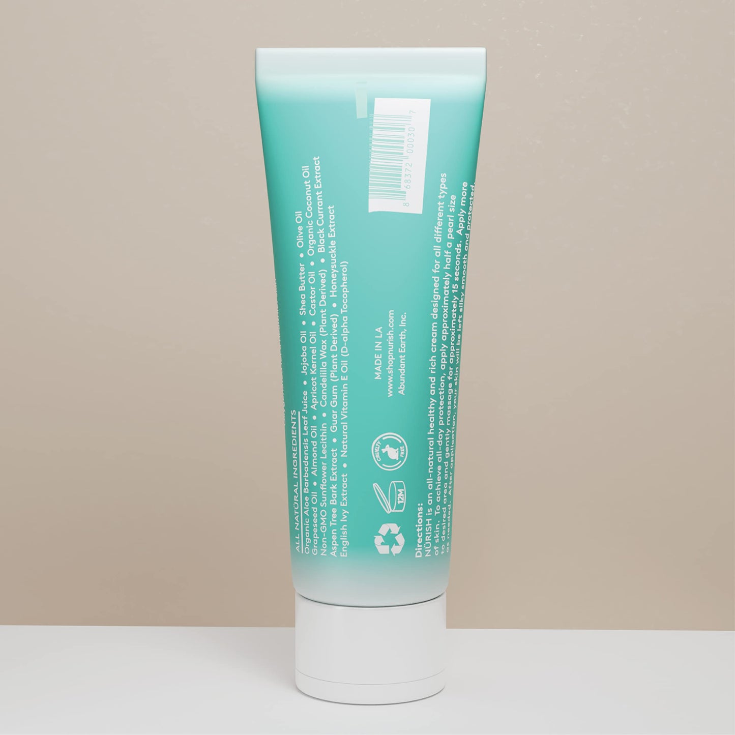 NURISH Advanced Moisturizer with Micro Hydro Beads| Natural & Vegan | Hand & Body Moisturizer for Normal & Dry Skin | Non-Comedogenic | Use 1/4 as