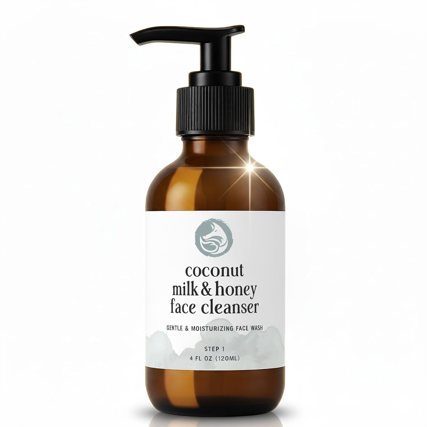 Coconut Milk & Honey Face Wash 4 fl oz - Gentle Hydrating Cleanser for Sensitive to Dry Skin | Fragrance-Free, Non-Drying Formula with Aloe & Jojoba |