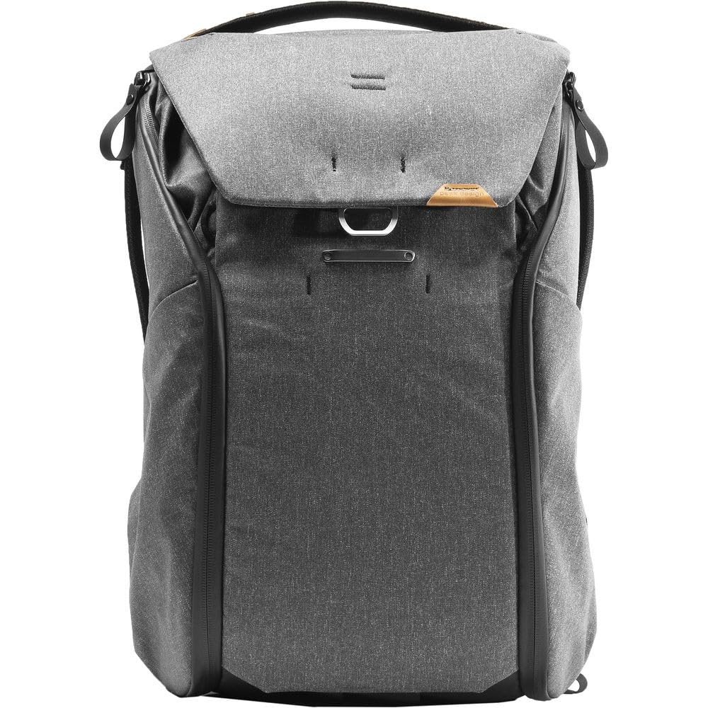 Peak Design Everyday Backpack 30L, Charcoal, MagLatch Top, Dual Side Access, FlexFold Dividers, Fits 15" / 16" Laptop, For Camera Carry, Daily Commutes or Travel, Versatile Backpack for Men & Women