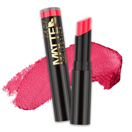 L.A. Girl Matte Flat Velvet Lipstick, Hot Stuff GLC807