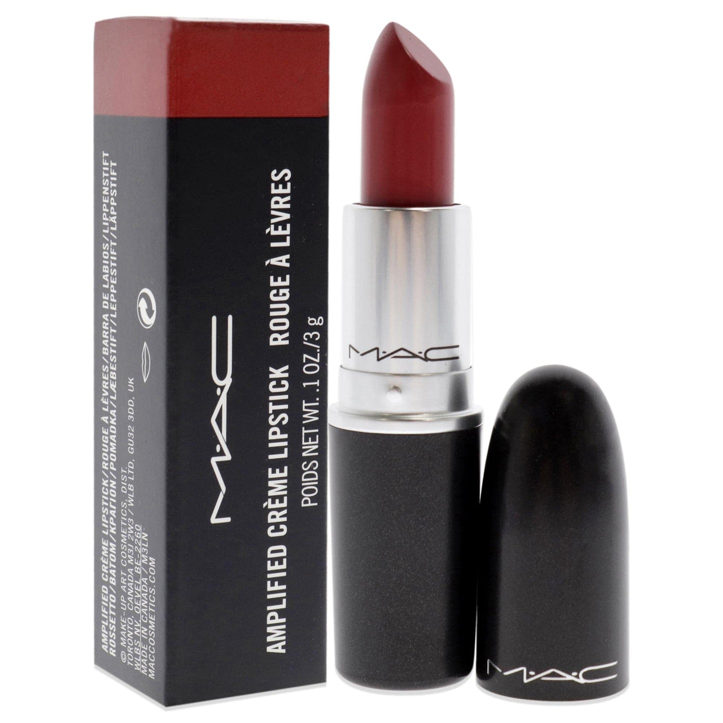 MAC Amplified Creme Lipstick - Brick O La Lipstick Women 0.1 oz