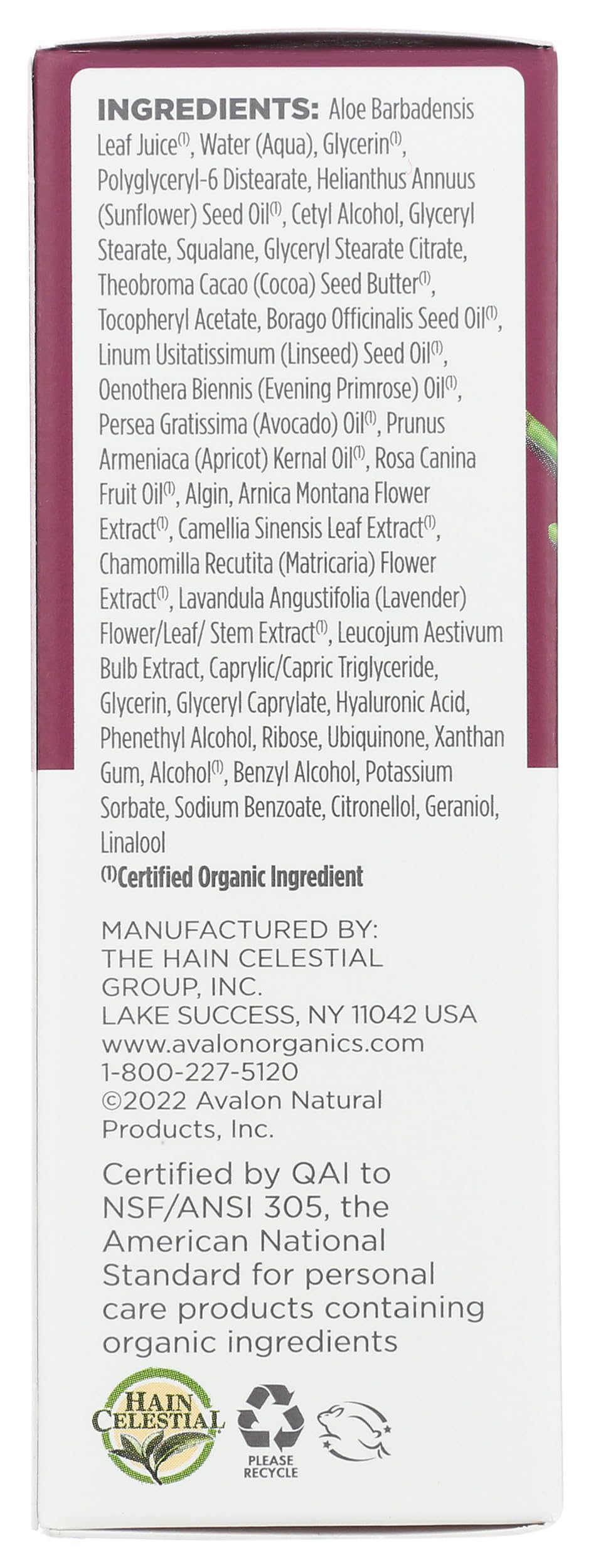 Avalon Organics Facial Serum, Wrinkle Therapy with CoQ10 & Rosehip, 0.55 Oz