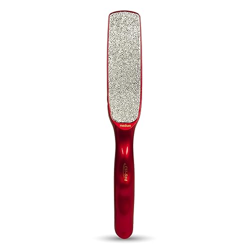 Checi Pro Nickel Foot File - Dual-Sided Foot Callus Remover for Dead Skin Feet Scrubber, Pedicure Tool