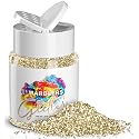 MARBLERS Twinkle Glitter [Light Gold] 1.5oz (42g) | Fine | Non-Toxic, Vegan, Cruelty-Free | Face, Body, Eyeshadow, Hair, Festival, Party Makeup | Nail