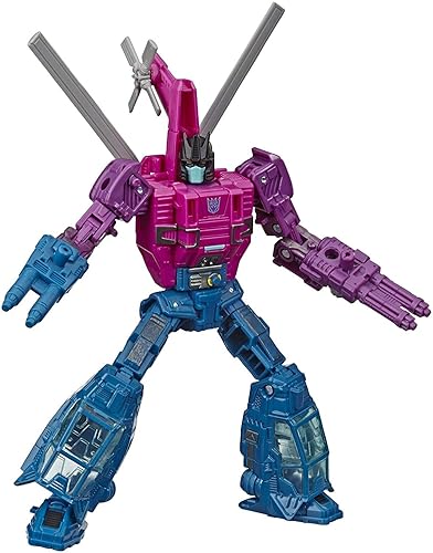 Transformers Toys Generations War for Cybertron Deluxe Wfc-S48 Spinister Figure - Siege Chapter - Adults & Kids Ages 8 & Up, 5