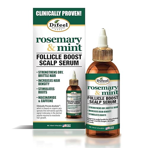 Difeel Rosemary & Mint Follicle Boost Scalp Serum 4 oz.