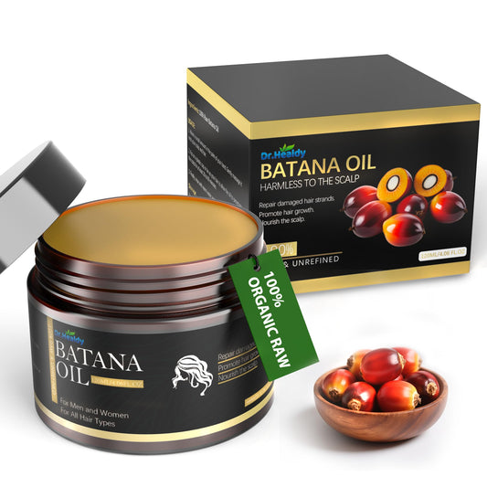 Dr. Healdy Batana Oil for Hair Growth and Nourishment-100% Raw Unrefined Batana from Honduras,Strengthens, Moisturizes, Reduces Hair