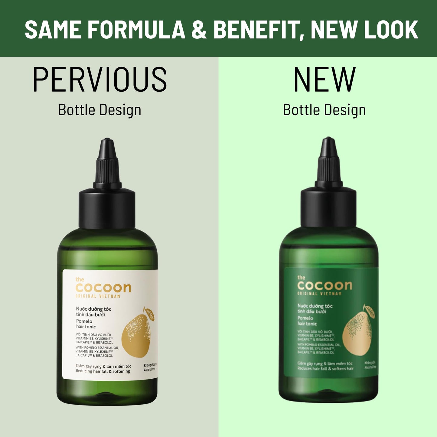 Cocoon Pomelo Oil Hair Tonic. 100% Vegan Scalp Serum Treatment for Thinning, Damaged & Breakage Hair | Soften, Reduce Hair Loss & Promote Hair Growth