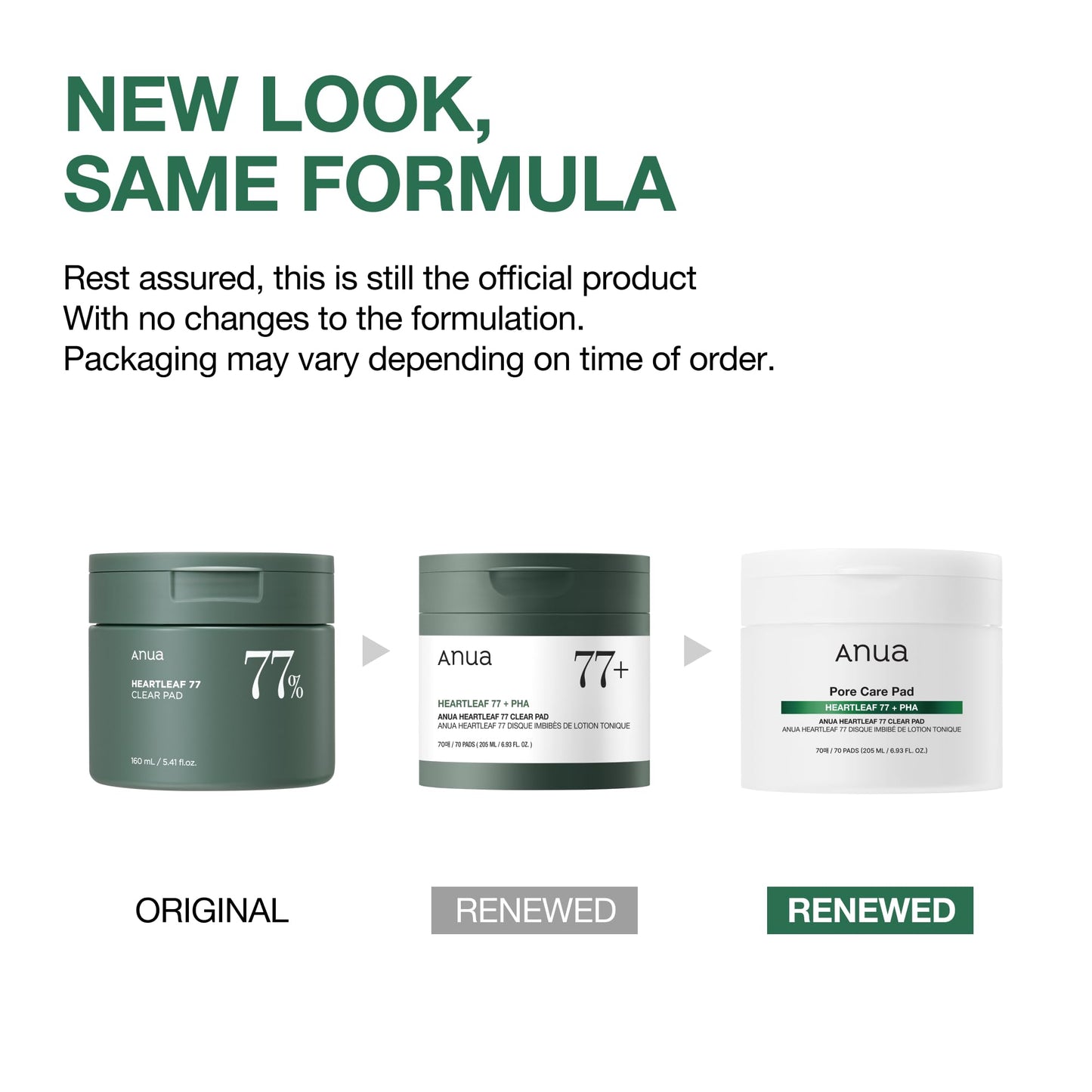 ANUA Heartleaf 77 Toner Pad 70 Sheets, PHA Dead Skin Care Low pH with Korean toner pads, Daily exfoliating, Quick & Easy Facial Mask With Hearleaf