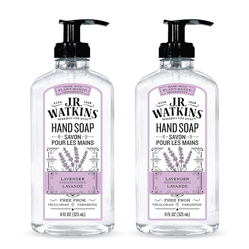 J. R. Watkins Liquid Hand Soap - Lavender - 11 Fl Oz (Pack of 2)