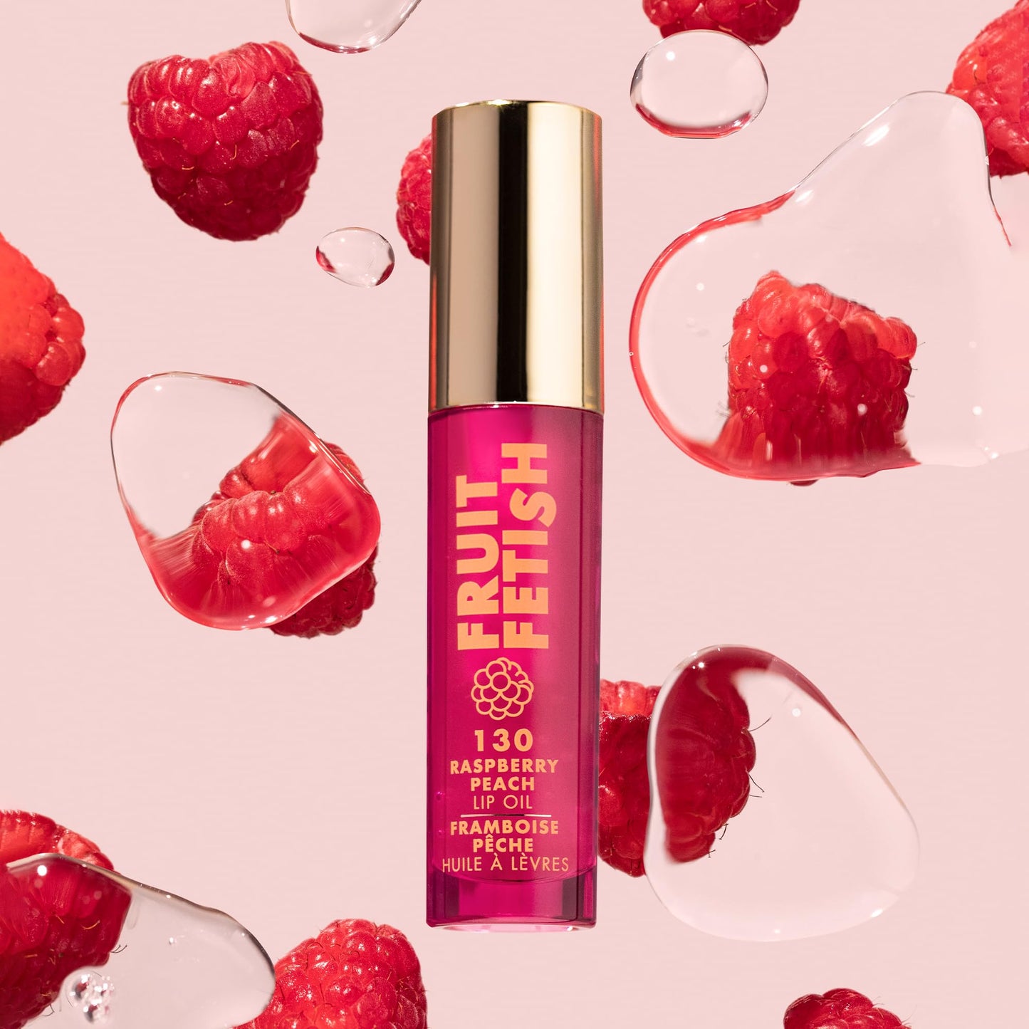 Milani Fruit Fetish Lip Oil, Tinted Lip Gloss & Hydrating Lip Oil Treatment, Moisturizing Non Sticky Clear Shine, High Shine Lip Balm for Dry Lips