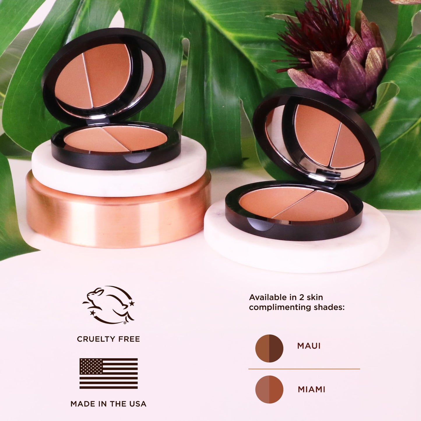 Osmosis Beach Glow Bronzer, Long-Wear, Matte, Natural Sun Kissed Glow, Hydrating and Oil Absorbing, Maui, 0.2 Oz