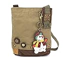 CHALA Patch Cross-Body Women Handbag Olive (Snowman)