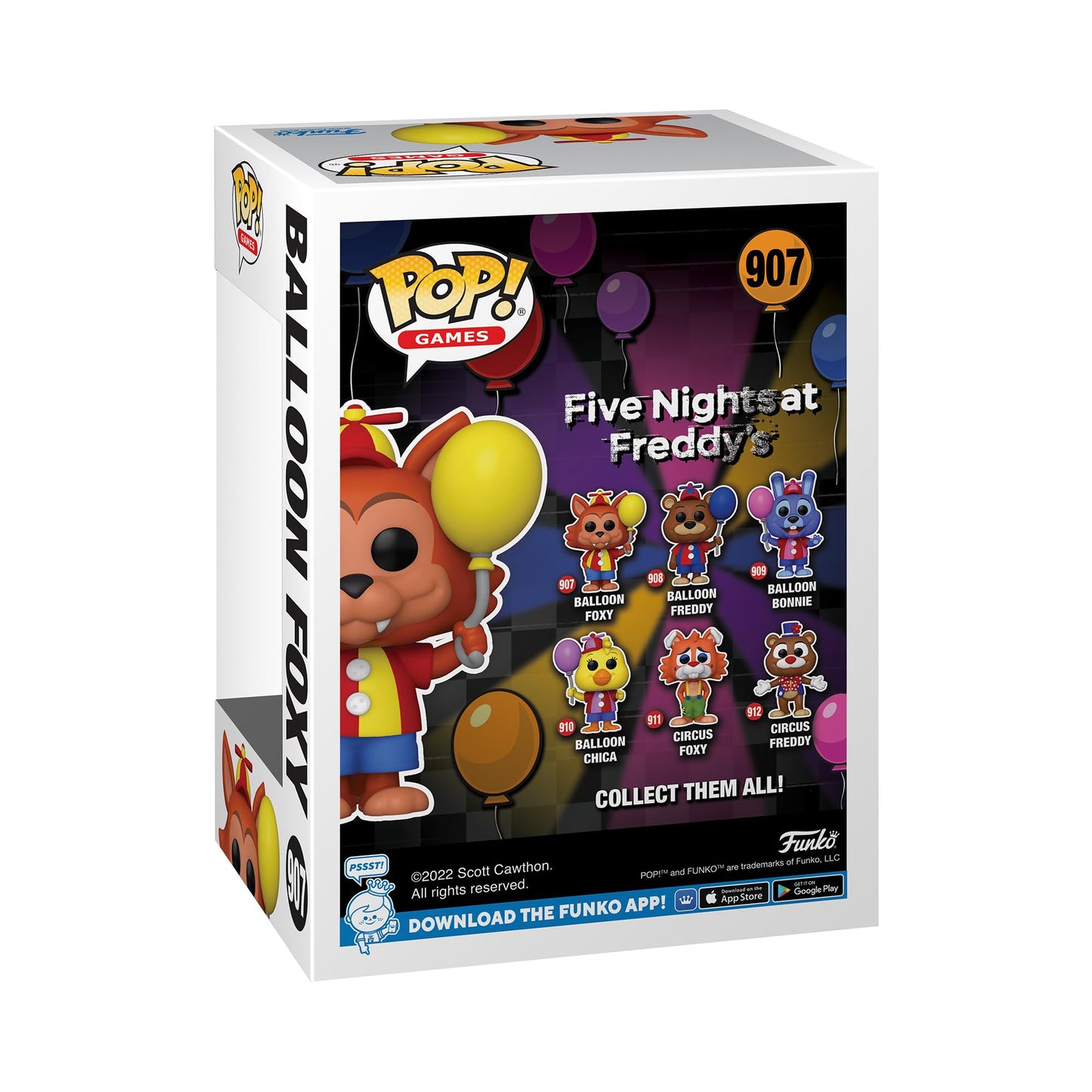 Funko POP! Games: Five Nights at Freddy's - Balloon Foxy - Collectable Vinyl Figure - Gift Idea - Official Merchandise - for Kids & Adults
