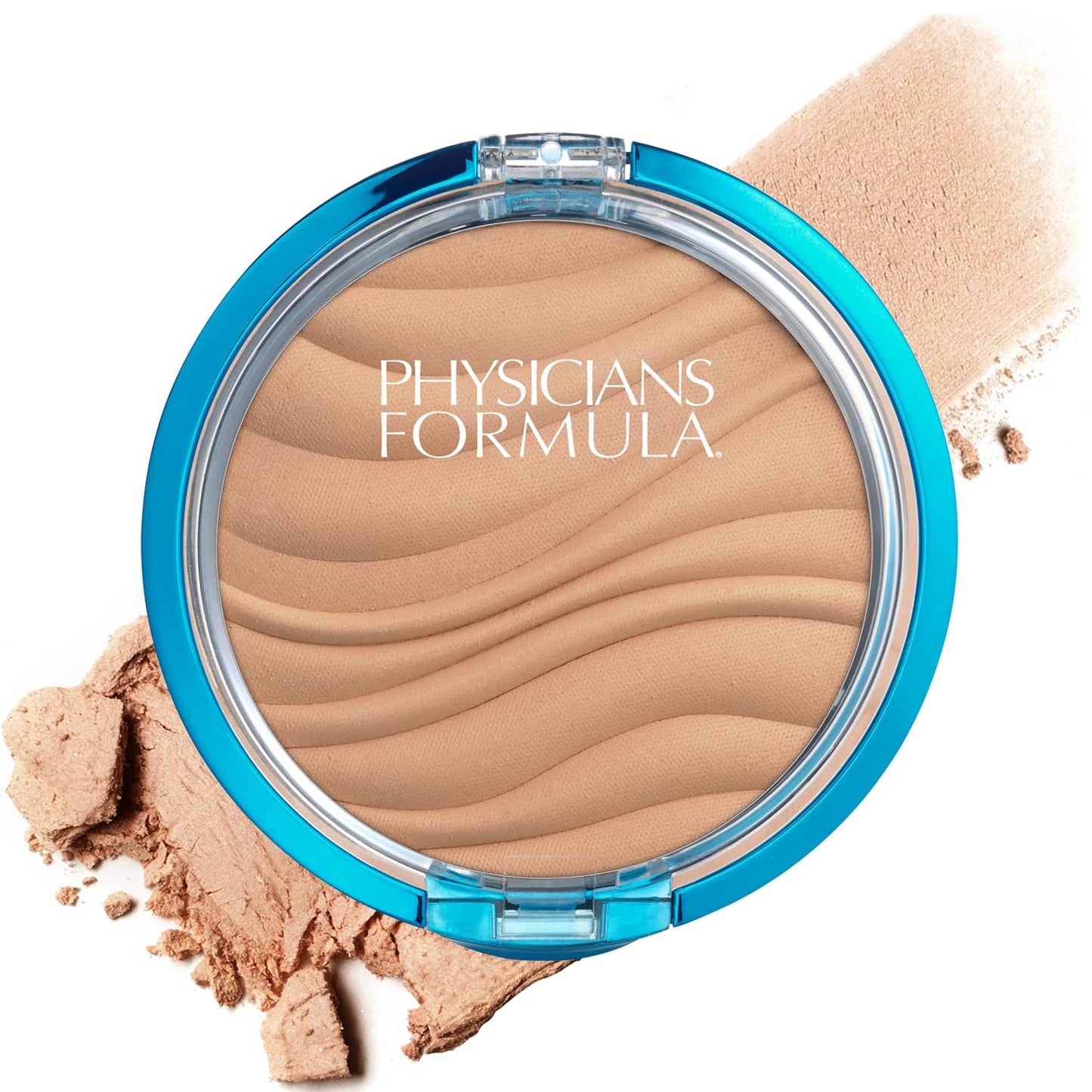 Physicians Formula Mineral Wear Talc-Free Airbrushing Pressed Powder, Full Coverage Mineral Face Powder for Sensitive Skin - Beige