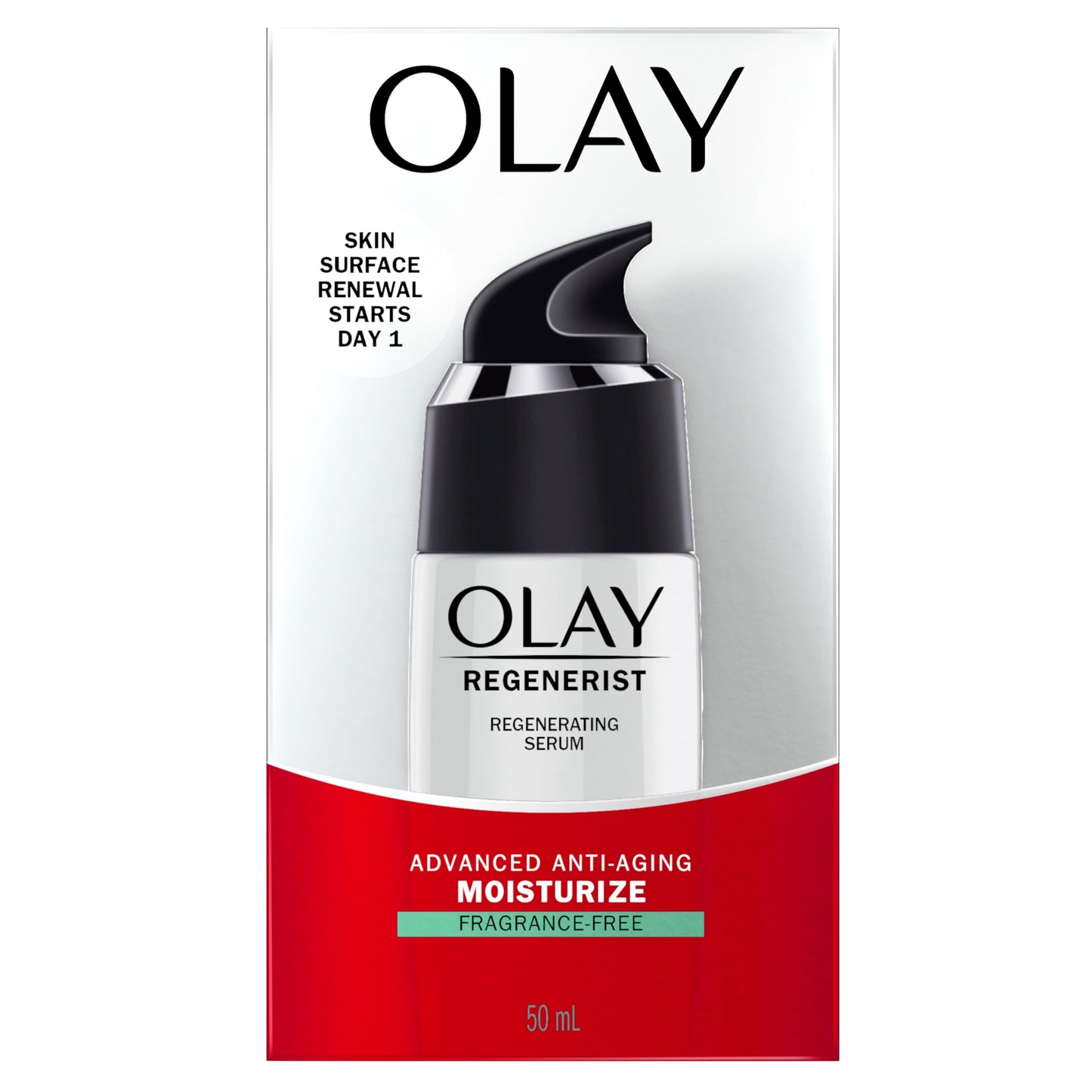Olay Serum, Regenerist Light Gel Face Moisturizer, Fragrance-Free - Anti-Aging, Anti-Wrinkle, Hydrating, Firming, Smoothening, Improves Fine Lines
