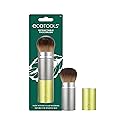 EcoTools Retractable Face Makeup Brush, Kabuki Brush for Foundation, Blush, Bronzer, & Powder, Travel Friendly & Perfect for On The Go, Eco Friendly